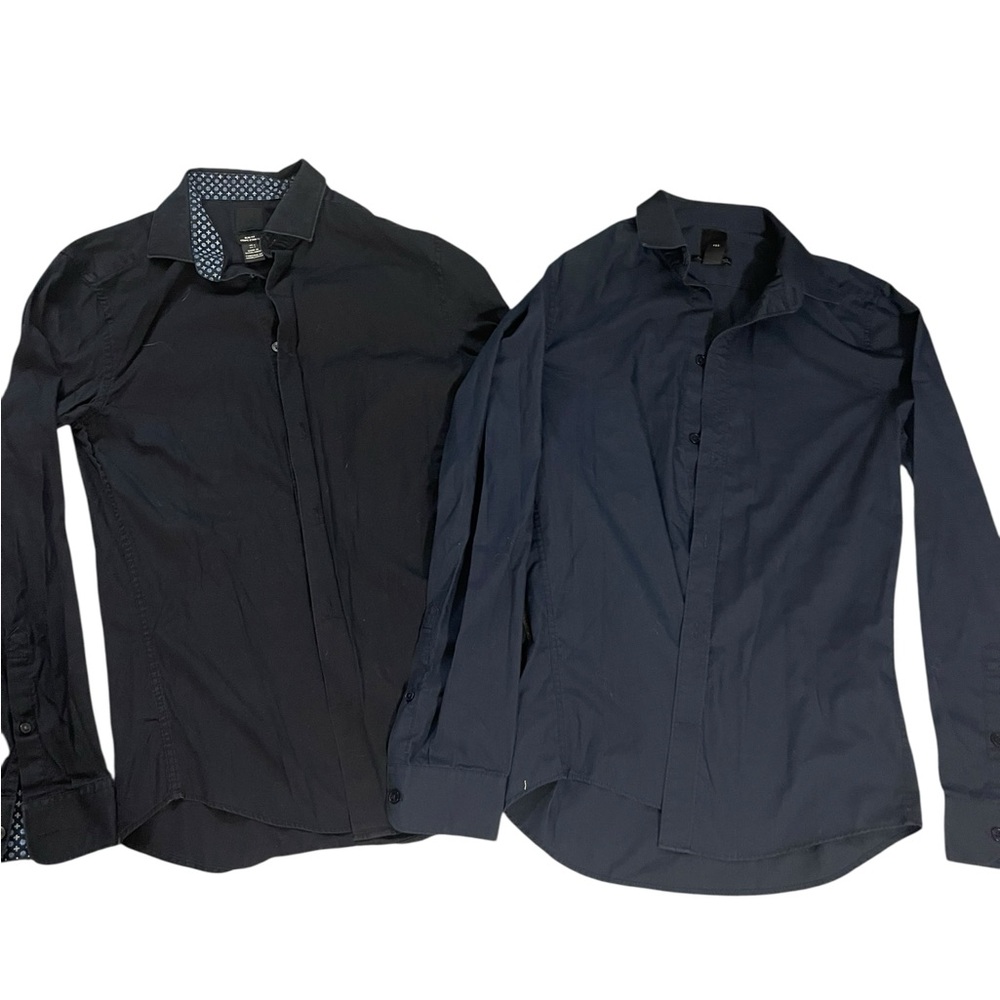 Pair of 2 H&M Slim Fit Button Down Shirts